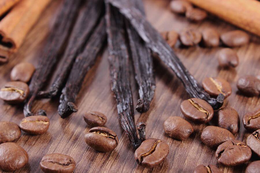 Adding Vanilla Extract to Coffee.